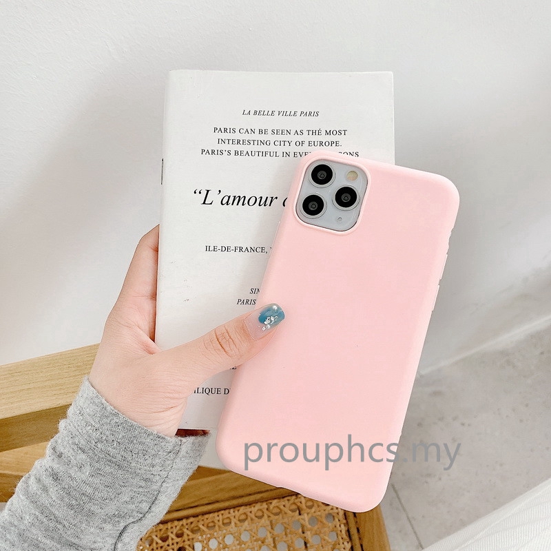 เคสโทรศัพท์มือถือแบบนิ่ม tpu สีพื้น สําหรับ OPPO A5 A9 A53 A31 2020 A92 A72 A52 A93 A15 A15S A16 A54 A37 A37F A37FW Reno 5 5G