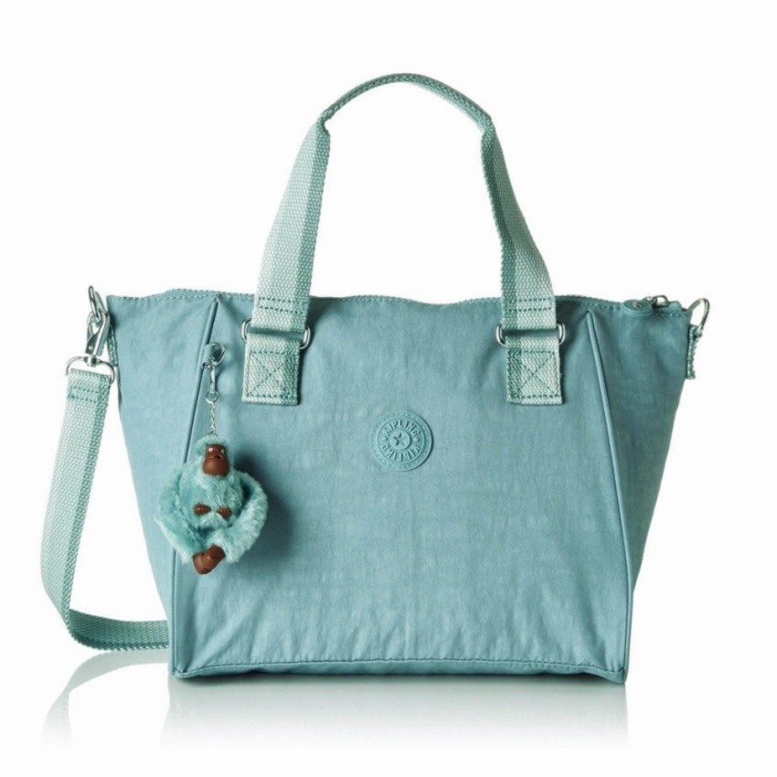 Kipling กระเป๋าถือ กระเป๋าสะพาย รุ่น Amiel - สี Pastel Blue C