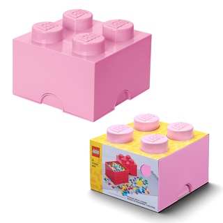 กล่องเลโก้ LEGO Storage Brick 4 Light Pink สีชมพูอ่อน 25x25x18 cm