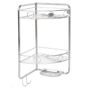 Qline ชั้นเข้ามุม 2 ชั้น+ที่วางสบู่ ST-705/2 , 705/3