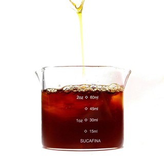 แก้วตวงสองปาก มีสเกล ขนาด 75 ml.  Double mouthed cup 75 ml.