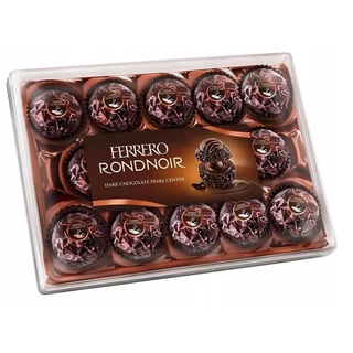 Ferrero Rocher Rondnoir dark chocolate pralines  กล่อง มี 14 ชิ้น