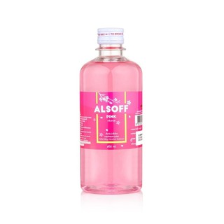 [ขายดี] Alsoff Alcohol Hand Sanitizer Pink Solution 450 mL แอลซอฟฟ์ พิงค์ โซลูชั่น ขนาด 450 มิลลิลิตร-450 mL