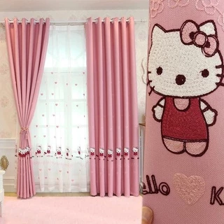 Homecion 💖พร้อมส่ง💖ผ้าม่าน ม่านทึบแสง ม่าน HelloKitty