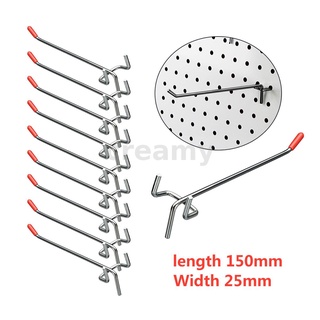 10/20/40X 6  Strong Wall Pegboard Hook ออแกไนเซอร์ แสดงผล Workshop แขวน Tool
