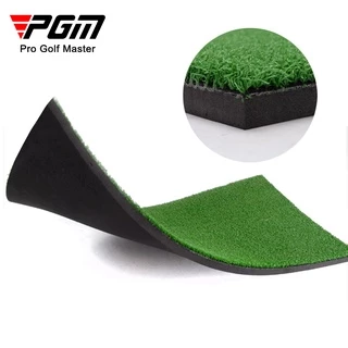 Pgm แผ่นยางรองลูกกอล์ฟ สีเขียว สําหรับฝึกตีกอล์ฟในร่ม DJD003 golf mat ลูกกอล์ฟ golf practice
