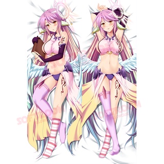 Jibril No Game No Life Dakimakura ปลอกหมอนอิงโซฟา แบบนิ่ม ลายอนิเมะญี่ปุ่น Otaku ขนาด 50x150 ซม. DK2592