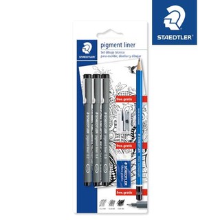 Staedtler Pigment liner artist set ชุดปากกาตัดเส้น 308