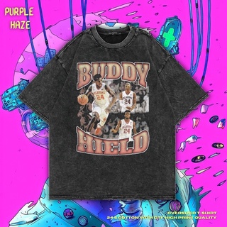 เสื้อยืด ขนาดใหญ่ พิมพ์ลาย Haze Buddy Hield สีม่วง | หินล้างทําความสะอาด | เสื้อเชิ้ต Buddy Hield | เอ็นบีเอ | ลูกบาสเก็