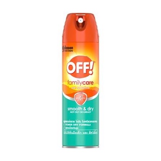 อุปกรณ์กำจัดแมลงและสัตว์รบกวน สเปรย์กันยุง OFF SMOOTH&amp;DRY 113 กรัม