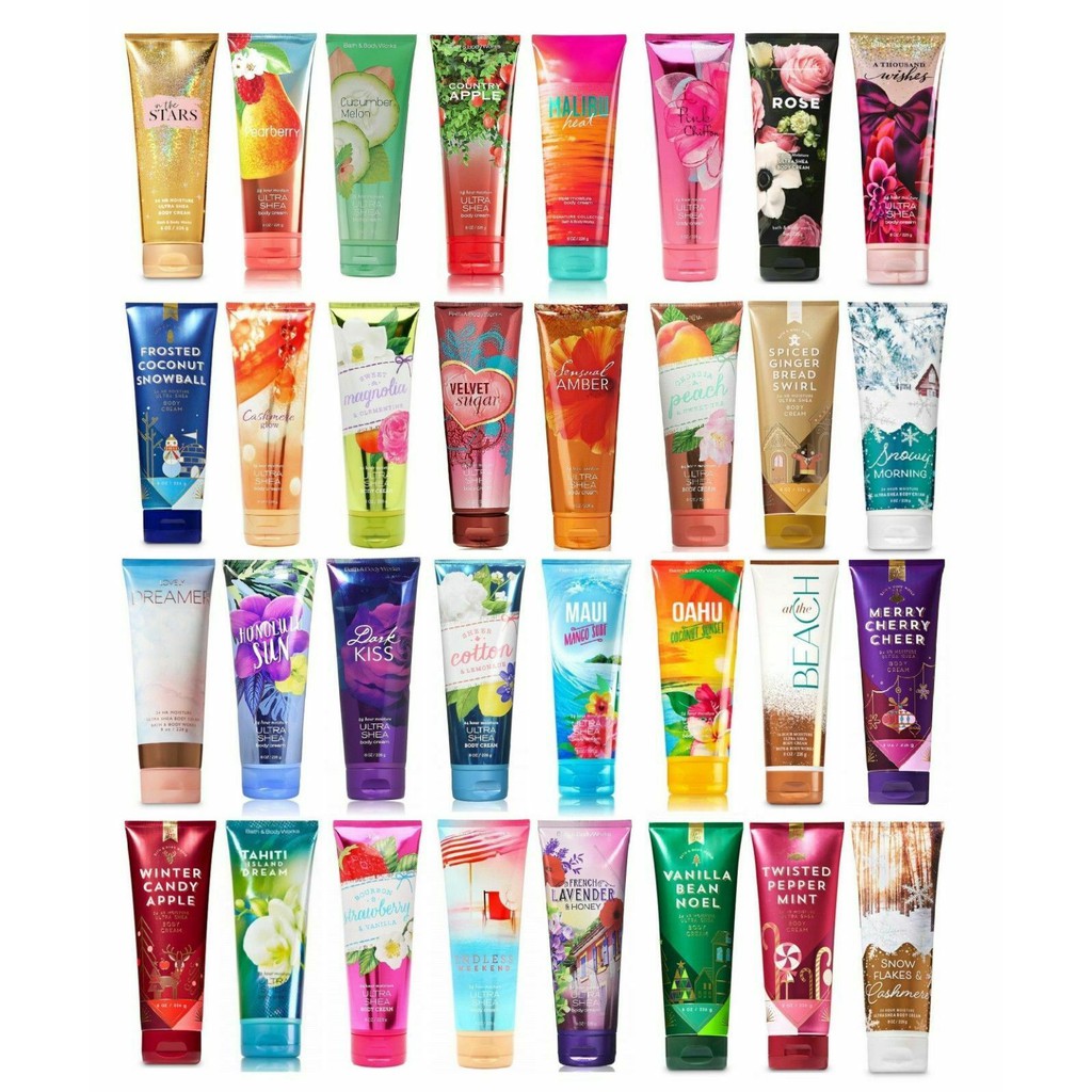 Bath And Body Works Pink Chiffon Ultra Shea Body Cream 226 G ของแท้