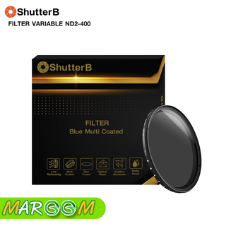 SHUTTER B Multi Coated ND2-400 ND filter 49-82mm. Fader Variable Camera Lens Filter ฟิลเตอร์เลนส์