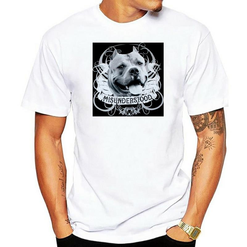 Misunderstood Pitbull Tshirt Pitbull Dad Pitbull เสื้อยืดแฟชั่น