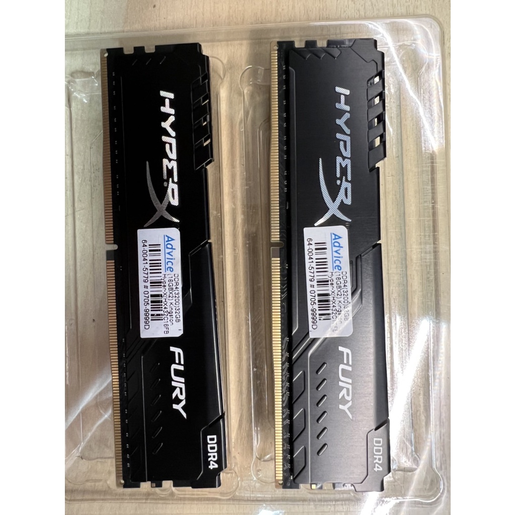 DDR4(3200)32GB (16GBX2) Kingston Hyper-X(HX432C16FB4K2/32)