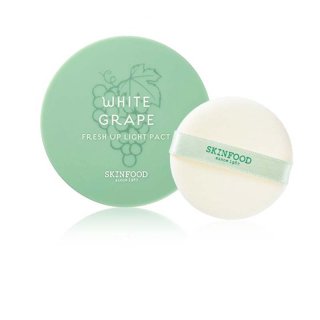 (ของแท้/ห่อแน่น) Skinfood White Grape Fresh Light Pact แป้งองุ่น