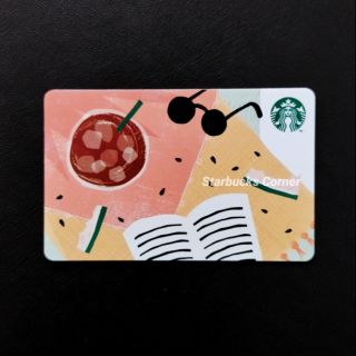 บัตร Starbucks ลาย Summer Beach (2020) / บัตรเปล่า