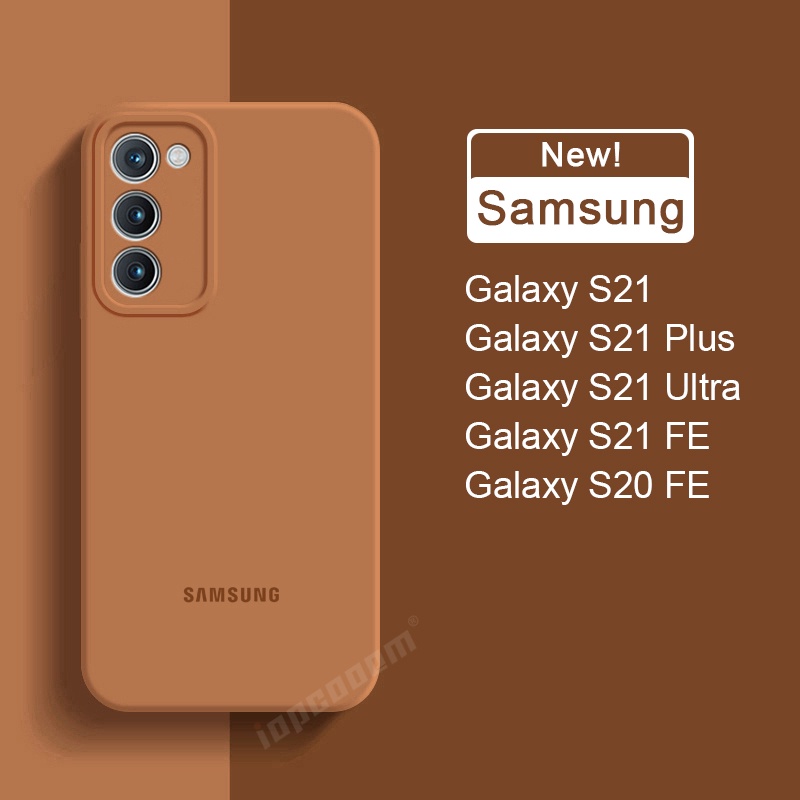 ของแท้ เคสโทรศัพท์มือถือ ซิลิโคนนิ่ม กันกระแทก สําหรับ Samsung Galaxy S21 Plus S20 FE S20FE Ultra S2