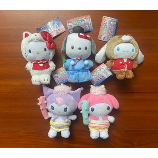 ตุ๊กตาพวงกุญแจ Kuromi, My Melody, Hello Kitty, Pochacco, Cinnamoroll (งานลิขสิทธิ์)