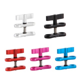 แคลมป์ปีกผีเสื้อสำหรับหนีบอุปกรณ์ CL-01 X-Adventurer Aluminum 1inch  Clamp (Black, Red, Blue, Pink)