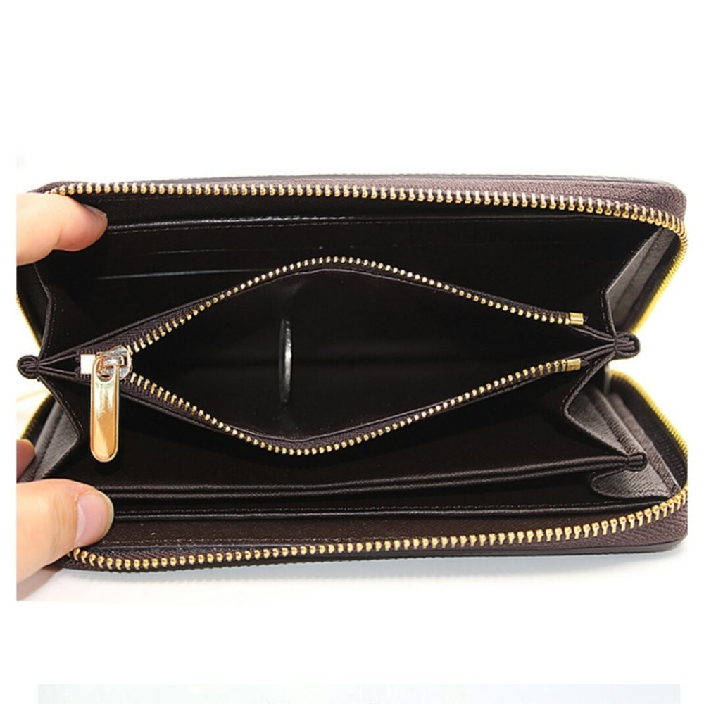 Bogesi กระเป๋าสตางค์หนังแท้ใบยาวซิปรอบ มีช่องใส่ธนบัตร4 ใส่บัตร 8 มีซิปในใส่เหรียญ ขนาด 20x10cm รุ่น B005-2 - รูปที่ 2