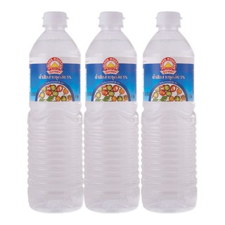 ภูเขาทอง น้ำส้มสายชู5% 1 ลิตรx3 ขวด Golden Mountain 5% vinegar 1 liter x3 bottle