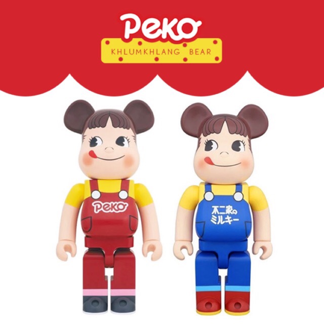 Model Bearbrick Peko Chan 400%