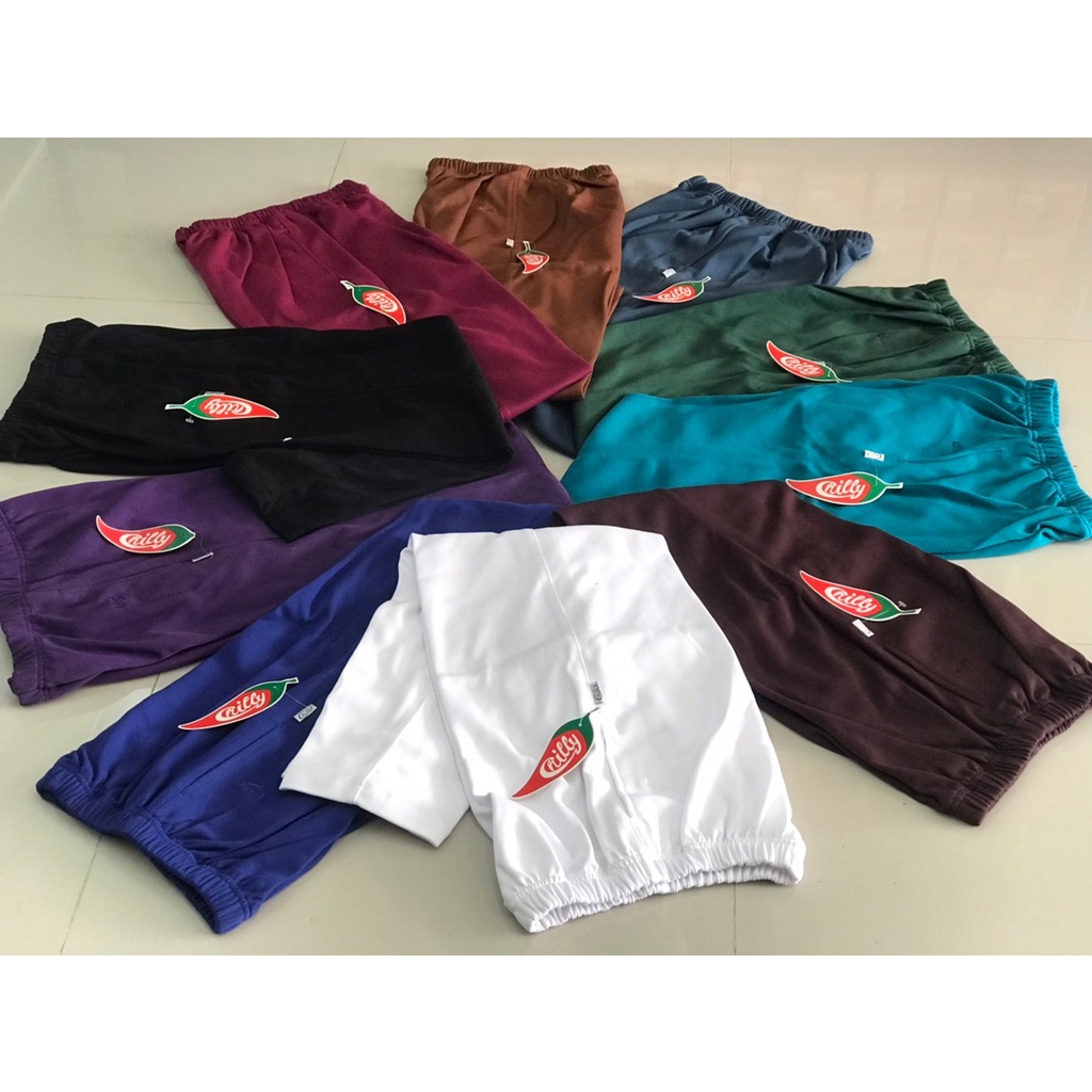 ถูกสุดๆกางเกงวอร์มพริกขาปล่อย สีพื้น ผ้านิ่ม ผ้าหนา ใส่สบายตอนรับต้นหนาว