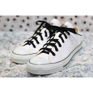 CONVERSE รุ่น ALL STAR LEATHER LOW WHITE รองเท้าหนัง แฟชั่น สีขาว ของใหม่ มือ1 ลิขสิทธิ์ของแท้100% มีของ พร้อมส่งทันที