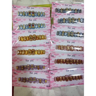 เล็บเจลแท้ สีลูกแก้วร้อยล้าน%%% แถมฟรีกาว+ตะไบ