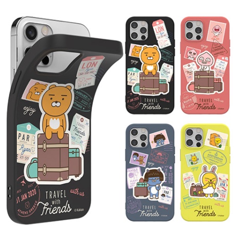 Kakao Friends Official {IPhone 15/14/13/12/11}Phone Case Travel SOFT Jelly