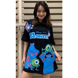 เสื้อยืดลายการ์ตูน Oversize งานป้าย Disney เสื้อยืดลายการ์ตูนพร้อมส่ง