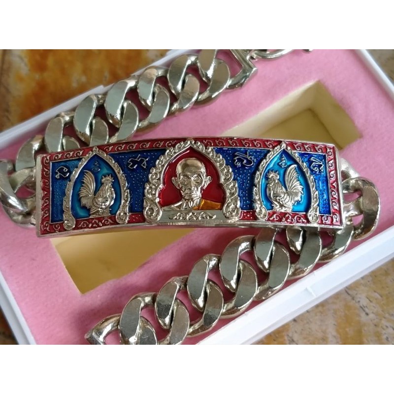 (ราคาพิเศษ)เลสหลวงพ่อรวย บูชาครู64(ประกันแท้)รันโค้ตทุกเส้นน.จ.