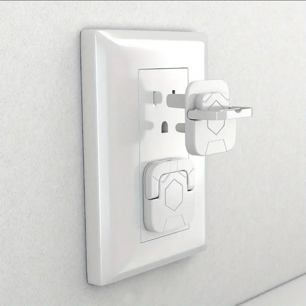 10pcs Outlet ครอบคลุมซ่อนดึงจับเด็ก Proofing ปลั๊กครอบคลุม 2/3-Prong เด็กความปลอดภัยซ็อกเก็ตครอบคลุมไฟฟ้า Outlet Protectors เด็ก Proof Outlet Cap