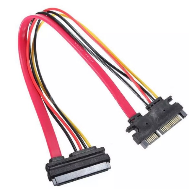 ลดราคา 22 Pin Male To Female 7+15 pin SATA Data power combo Extension Cable 45cm #ค้นหาเพิ่มเติม สายเคเบิล SYNC Charger ชาร์จ อะแดปเตอร์ชาร์จข้อมูลปฏิบัติ Universal Adapter Coolระบายความร้อนซีพียู การ์ดเสียง