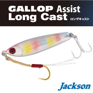 Jackson Gallop Assist Long Cast เหยื่อตกปลาโลหะ 10 กรัม / 15 กรัม