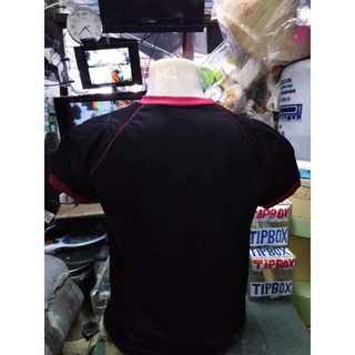 เสื้อยืด​ต​ำ​ร​วจ​ด​ำ​คอแดง​ส​กรีน​โล่​ขาว​อย่างดี​ออริจินัล​รุ่นไหม่​ไชร์​ไหญ่​พิเศษ​XXL