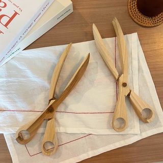 SakullanDecor |〃Bread tongs〃ที่คีบอาหาร ที่คีบขนมปัง ไม้คีบขนมปัง ที่คีบไม้สัก พร็อพถ่ายรูป