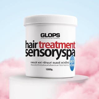 ครีมทำสปาผม หอมมาก!! GLOPS กลอปส์ SENSORY SPA WAX ครีมหมักผมสปาแว็กซ์ 1000g.