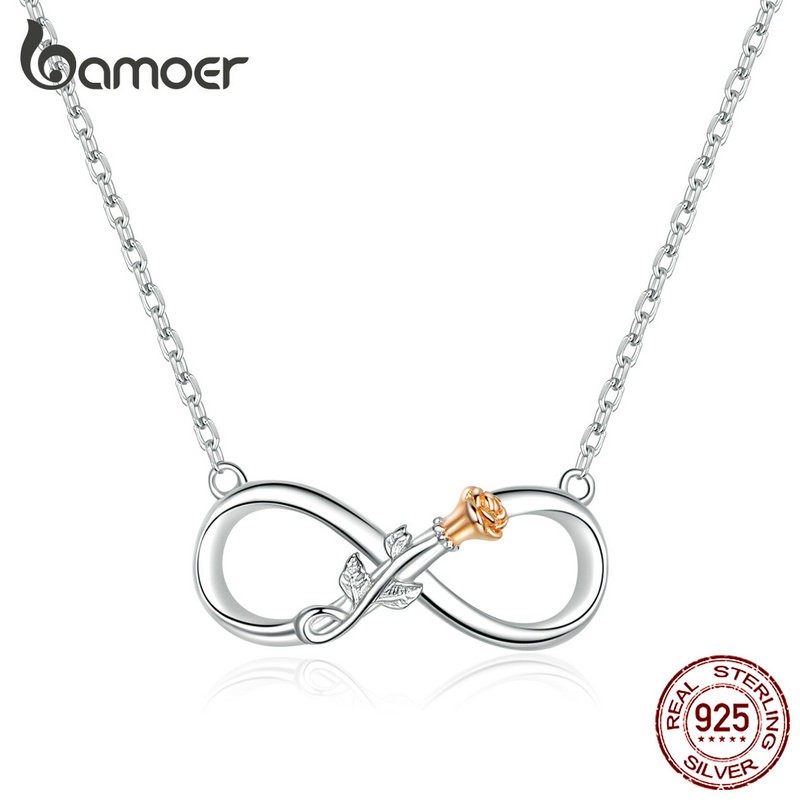 BAMOER Infinite Love Necklace 925 Silver SCN371