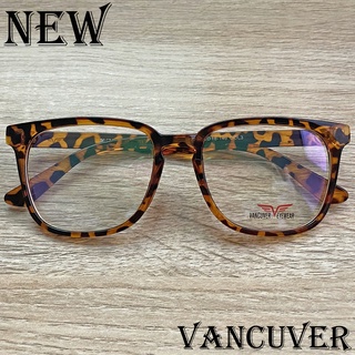 กรอบแว่นตา สำหรับตัดเลนส์ แว่นตา Fashion รุ่น Vancuver 2294 สีน้ำตาล กรอบเต็ม ทรงรี ขาข้อต่อ พลาสติก พีซี