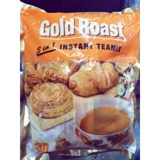 ชานม#ชาปรุงสำเร็จชนิดผง 3 in 1 #ชาร้อน ตรา โกลด์โรสท์ Gold Roast หอมกรุ่น ดื่มอร่อย ติดใจ มี 30 ซอง คุ้มมาก!!!!