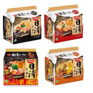 Nissin Instant Ramen สินค้ามีฮาลาล 1 แพ๊คมี 5 ซอง