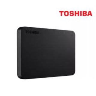 พร้อมส่ง💥Toshiba External Harddrive USB 3.2 (1TB) รุ่น Canvio Basics A3 External HDD Black 1TB (แถมกระเป๋า)