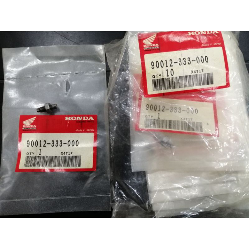 90012-333-000 ตัวปรับวาล์วแขนโยก kru Honda C70, Gbo, Gboj, Gb6, Ex5