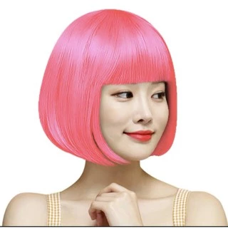 วิกผม วิกสี วิกผมบ็อบแฟนซี ผมสีสีงานปีใหม่ ผมจัดงาน แบบราดาถูก ส่งในไทย พร้อมส่ง