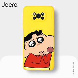 Jeero เคสไอโฟน เคสซิลิโคนนุ่มกันกระแทกการ์ตูนน่ารักตลก เคสโทรศัพท์ Compatible for POCO X3 Pro GT NFC F3 M3 M2 Redmi Note 9 10 9S 10S Xiaomi HFE1006