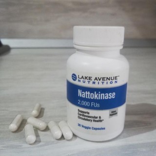 Pre order🇺🇸 Lake Avenue Nutrition, Nattokinase, Proteolytic Enzyme, 2,000 FUs, 180 Veggie Capsules🇺🇸