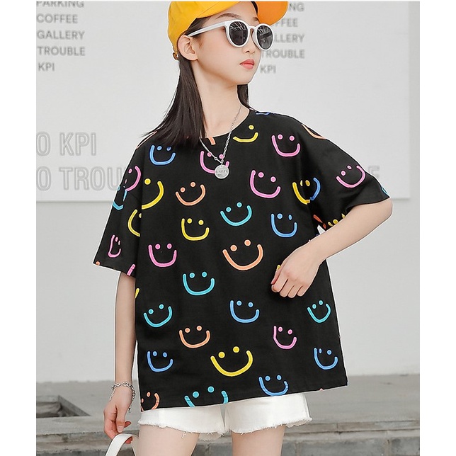 COCO  เสื้อยืดแขนสั้น สกรีนลาย น่ารัก สมวัย ชุดเด็กสไตล์เกาหลี รุ่น 018 ราคา ถูกที่สุด ดีลบีเคเค แกลเลอรีภาพที่ 6