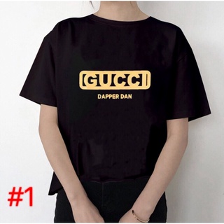 เสื้อคนอ้วน เสื้อคู่วินเทจ LUCKY #T152-1 เสื้อยืดลําลองพิมพ์ลายแฟชั่นสําหรับเสื้อผ้าผู้หญิง %mO Tee