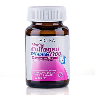 Vistra Marine Collagen วิสทร้า มารีน คอลลาเจน ไตรเปปไทด์ 1300 #30เม็ด